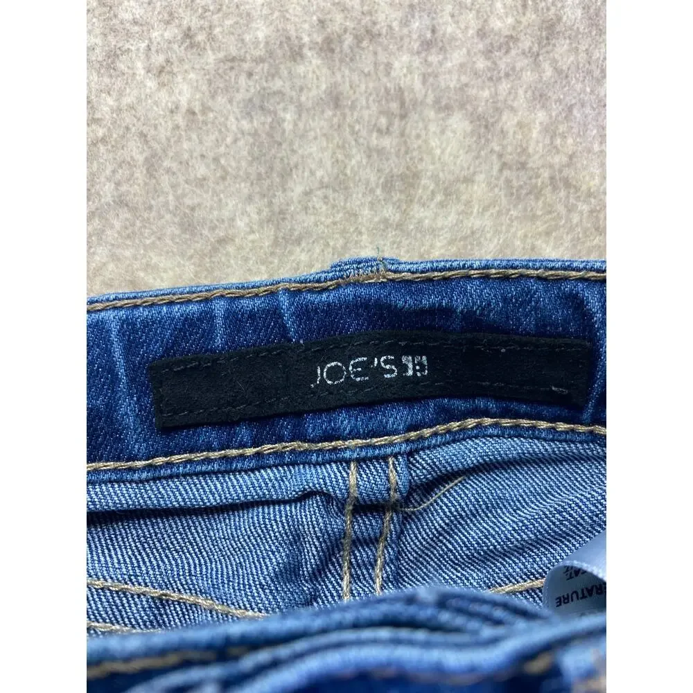 Joe's Jeans Skinny Distressed Adjustable Waist Blue Jeans Size 5